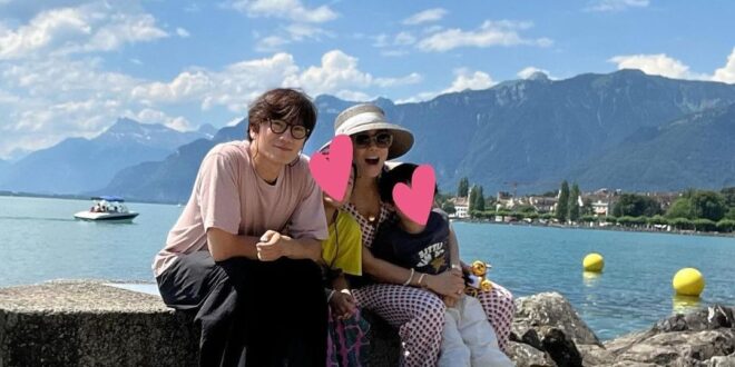 Lee Bo-young X Ji Sung's family trip with their two children