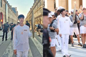 BTS Jin shares his thoughts on the Paris Olympic Torch Relay